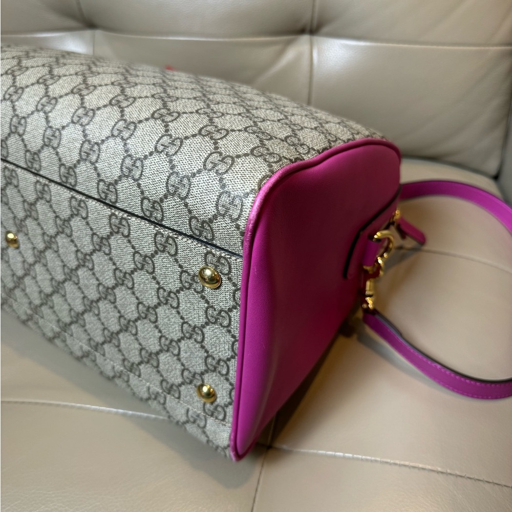 Gucci GG Supreme canvas Boston Bag GG Medium - Picture 6 of 10